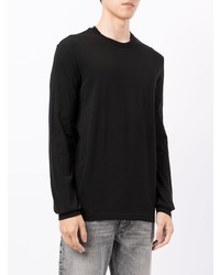 schwarzes Langarmshirt von DSQUARED2