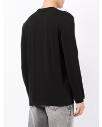 schwarzes Langarmshirt von DSQUARED2