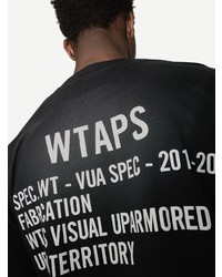 schwarzes Langarmshirt von WTAPS