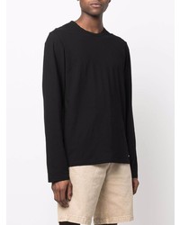 schwarzes Langarmshirt von Jil Sander