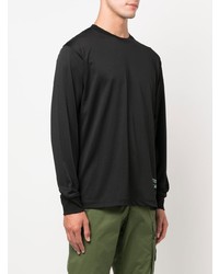 schwarzes Langarmshirt von Stone Island