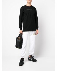 schwarzes Langarmshirt von Off-White