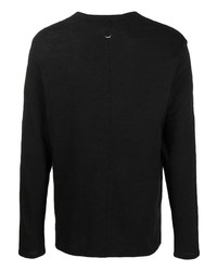 schwarzes Langarmshirt von rag & bone