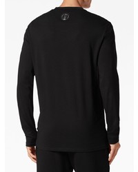 schwarzes Langarmshirt von Plein Sport