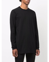 schwarzes Langarmshirt von Rick Owens