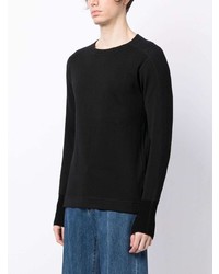 schwarzes Langarmshirt von MM6 MAISON MARGIELA