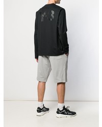 schwarzes Langarmshirt von Y-3