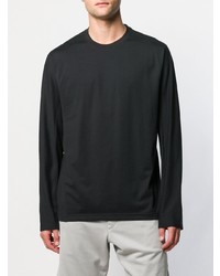 schwarzes Langarmshirt von Y-3