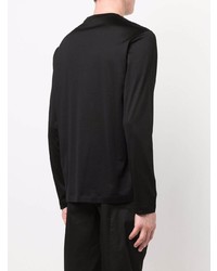 schwarzes Langarmshirt von Brioni