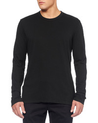 schwarzes Langarmshirt von James Perse