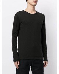 schwarzes Langarmshirt von Adam Lippes