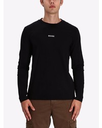 schwarzes Langarmshirt von BOSS