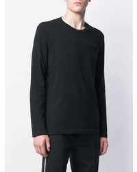 schwarzes Langarmshirt von Helmut Lang