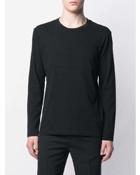 schwarzes Langarmshirt von Helmut Lang