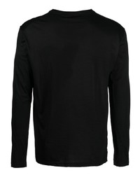 schwarzes Langarmshirt von Dell'oglio