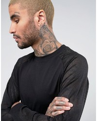 schwarzes Langarmshirt von Asos