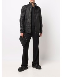 schwarzes Langarmshirt von Boris Bidjan Saberi