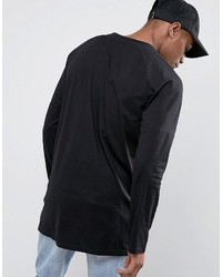 schwarzes Langarmshirt von Asos