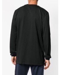 schwarzes Langarmshirt von MSGM