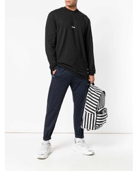 schwarzes Langarmshirt von MSGM