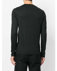 schwarzes Langarmshirt von Michael Kors Collection