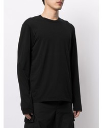 schwarzes Langarmshirt von James Perse