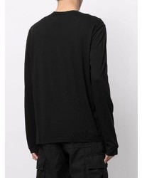 schwarzes Langarmshirt von James Perse