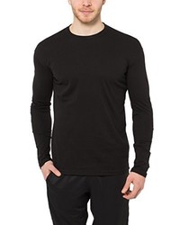 schwarzes Langarmshirt von Lower East