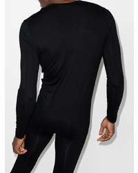 schwarzes Langarmshirt von Zimmerli