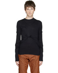 schwarzes Langarmshirt von Mainline:RUS/Fr.CA/DE