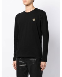 schwarzes Langarmshirt von Versace