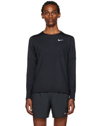 schwarzes Langarmshirt von Nike