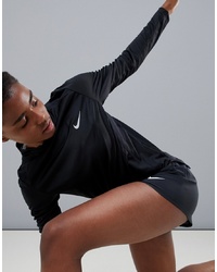schwarzes Langarmshirt von Nike Running