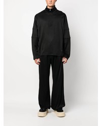 schwarzes Langarmshirt von MM6 MAISON MARGIELA