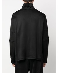 schwarzes Langarmshirt von MM6 MAISON MARGIELA