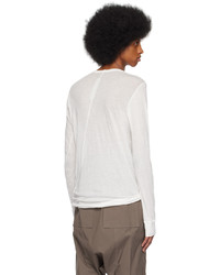 schwarzes Langarmshirt von Rick Owens