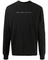 schwarzes Langarmshirt von Off-White