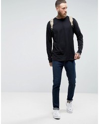 schwarzes Langarmshirt von Asos