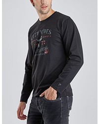 schwarzes Langarmshirt von Pioneer