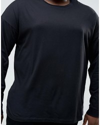 schwarzes Langarmshirt von Asos