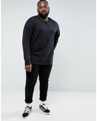 schwarzes Langarmshirt von Asos