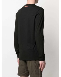 schwarzes Langarmshirt von DSQUARED2