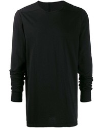 schwarzes Langarmshirt von Rick Owens DRKSHDW