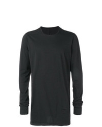 schwarzes Langarmshirt von Rick Owens DRKSHDW