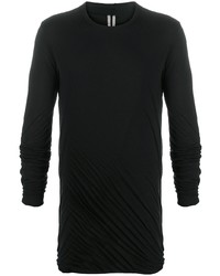 schwarzes Langarmshirt von Rick Owens