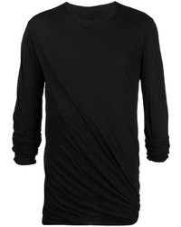 schwarzes Langarmshirt von Rick Owens