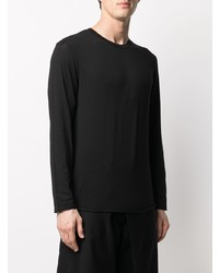 schwarzes Langarmshirt von Uma Wang