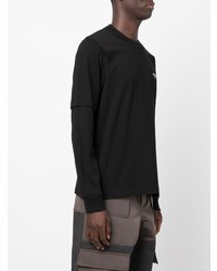 schwarzes Langarmshirt von Sacai