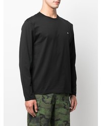 schwarzes Langarmshirt von Stone Island