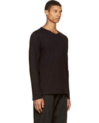 schwarzes Langarmshirt von Alexander Wang